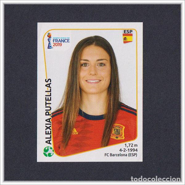 Cromos de F&uacute;tbol: FIFA WOMEN'S WORLD CUP FRANCE 2019 PANINI ALEXIA PUTELLAS 155 ESPA&Ntilde;A WOMEN MUNDIAL FEMENINO FRANCIA