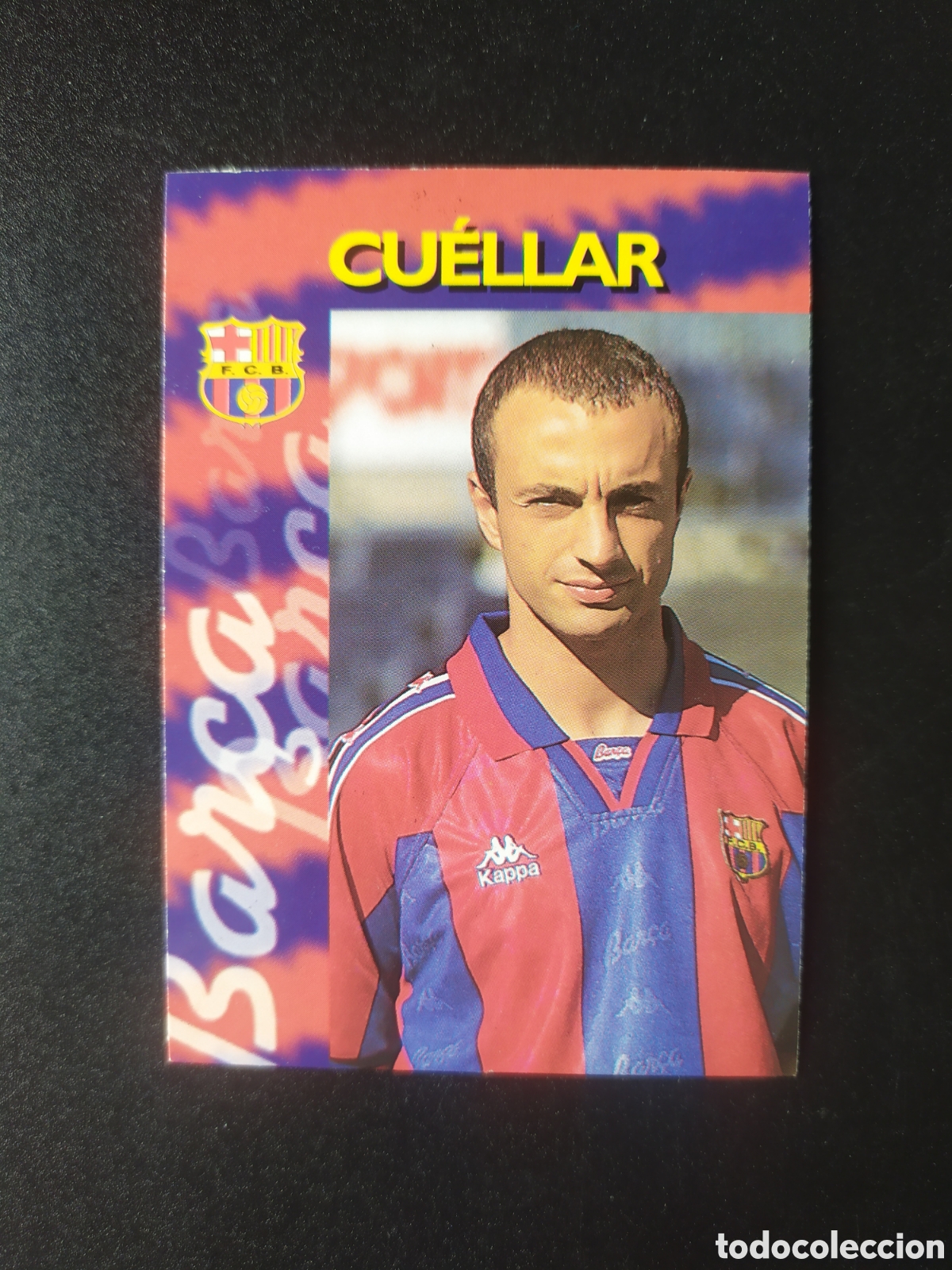 Cromos de F&uacute;tbol: Colecci&oacute;n oficial FC Barcelona 1996 1997 96 97 panini Cuellar n&ordm; 22