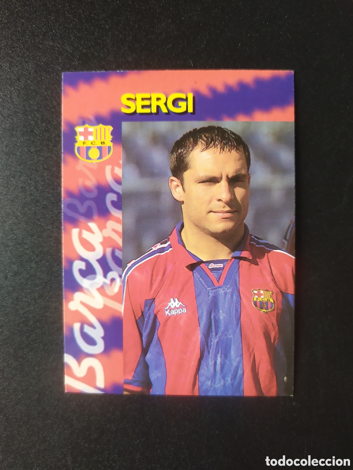 Cromos de F&uacute;tbol: Colecci&oacute;n oficial FC Barcelona 1996 1997 96 97 panini Sergi n&ordm; 23