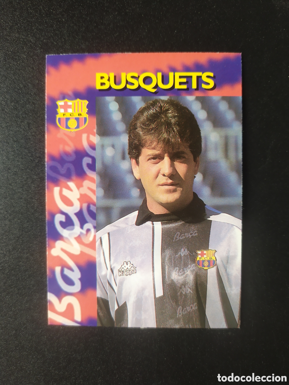 Cromos de F&uacute;tbol: Colecci&oacute;n oficial FC Barcelona 1996 1997 96 97 panini Busquets n&ordm; 24