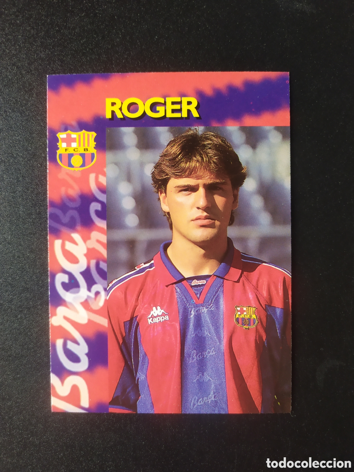Cromos de Futebol: Colecci&oacute;n oficial FC Barcelona 1996 1997 96 97 panini Roger n&ordm; 36