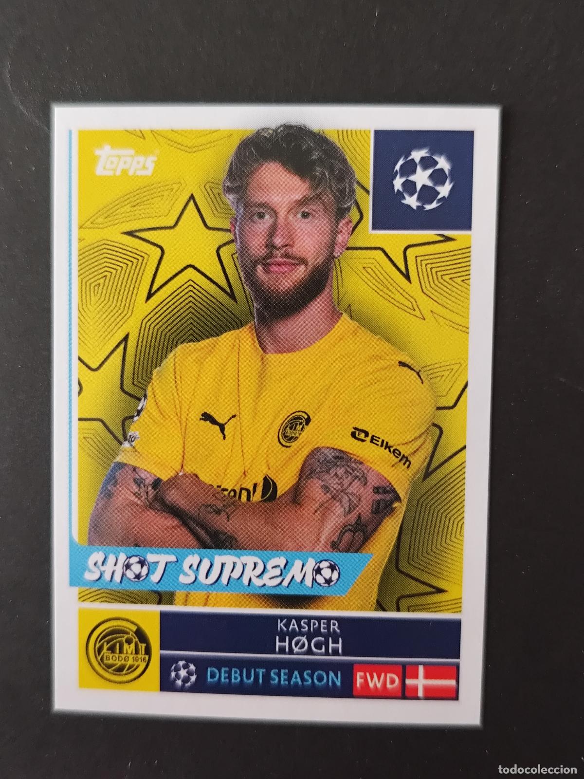 Cromos de F&uacute;tbol: 525 KASPER HOGH BOD&Oslash; GLIMT STICKER CHAMPIONS LEAGUE 2025 2026 25 26 TOPPS