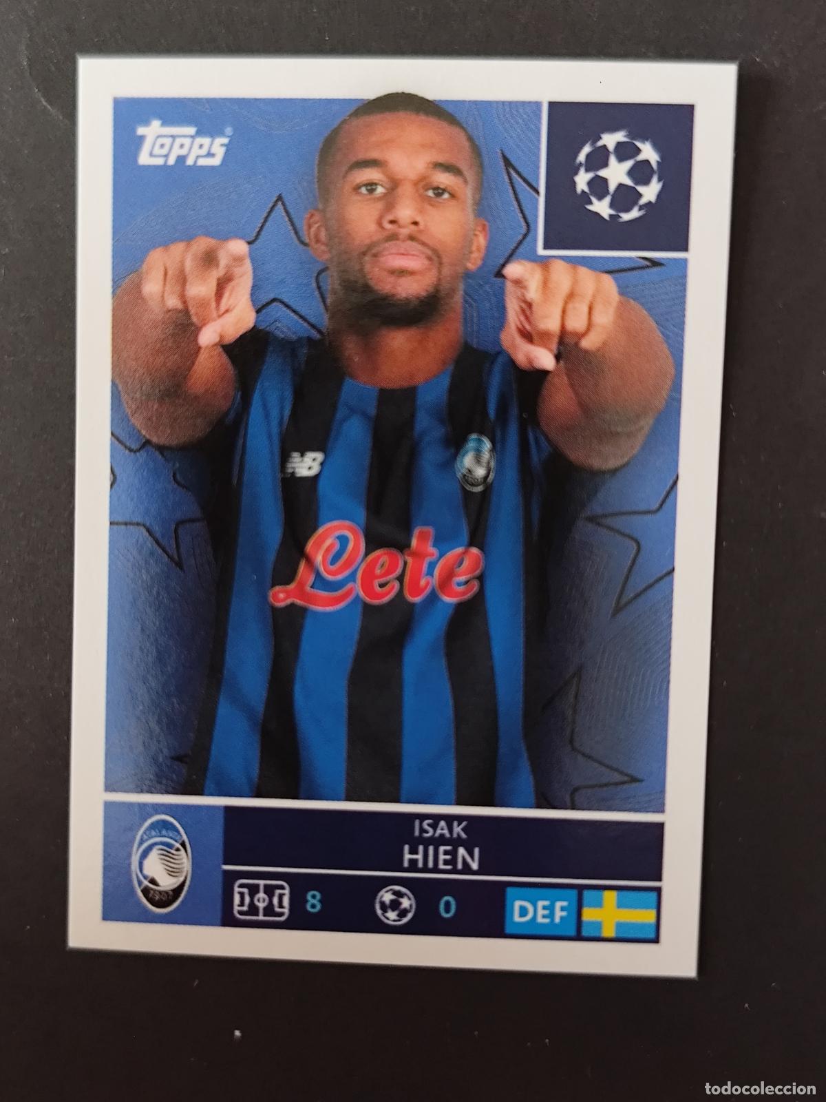 Cromos de F&uacute;tbol: 87 ISAK HIEN ATALANTA STICKER CHAMPIONS LEAGUE 2025 2026 25 26 TOPPS