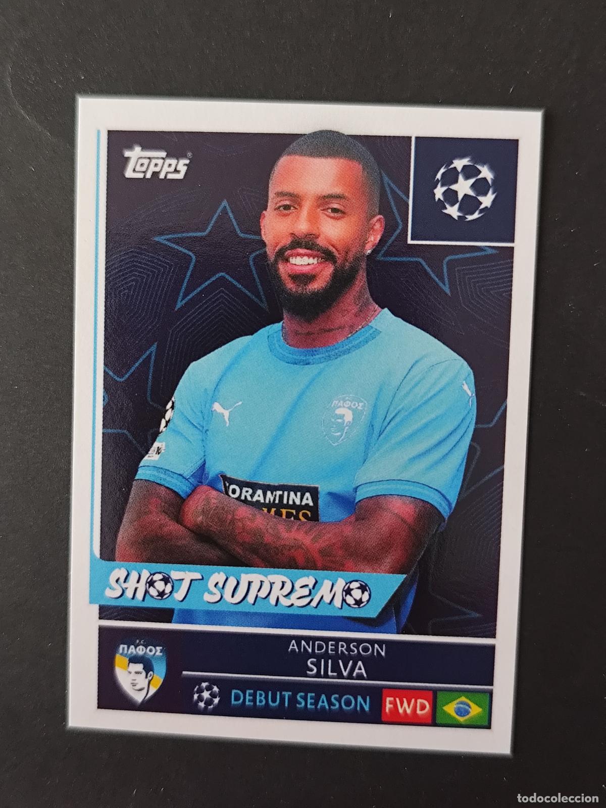 Cromos de F&uacute;tbol: 539 ANDERSON SILVA PAFOS STICKER CHAMPIONS LEAGUE 2025 2026 25 26 TOPPS
