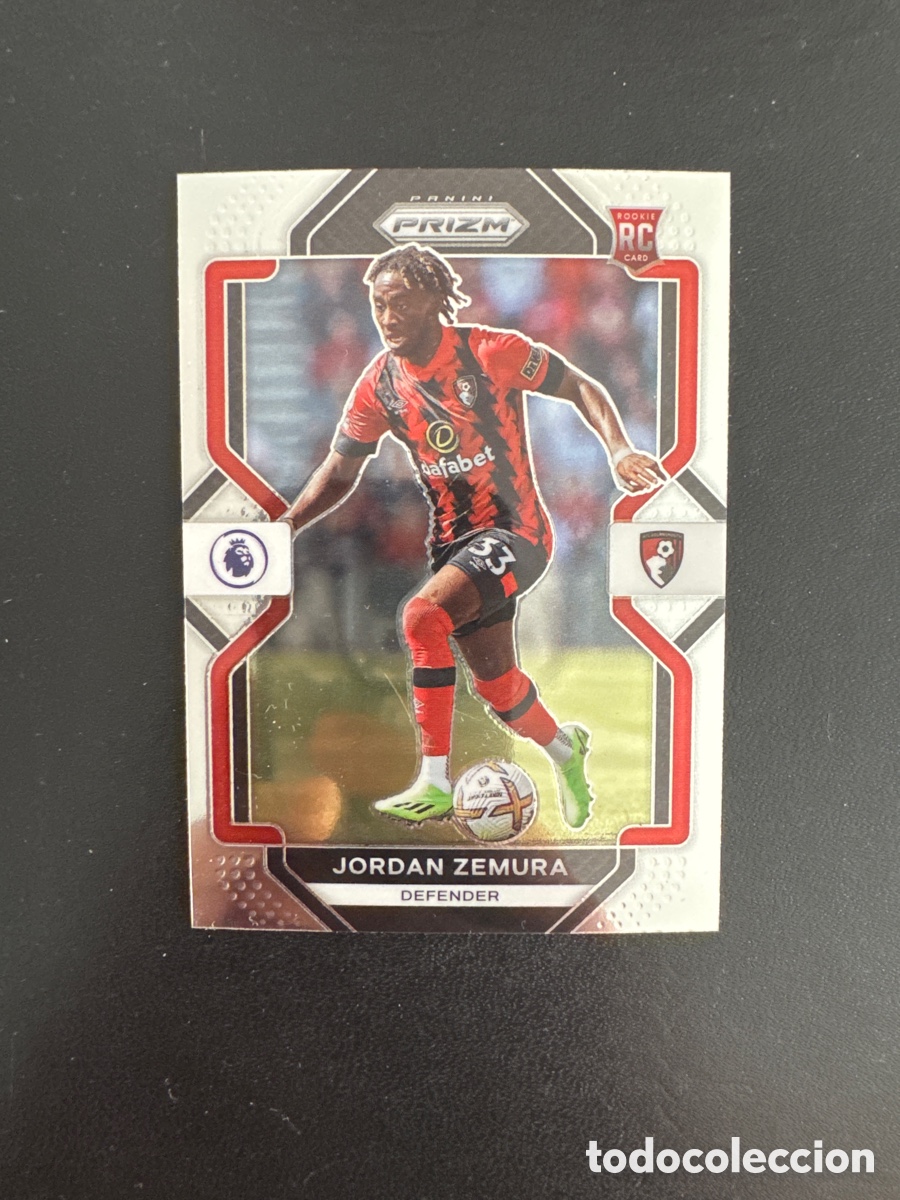 Cromos de F&uacute;tbol: JORDAN ZEMURA NUMERO 222 BOURNEMOUTH PANINI PRIZM 2022 2023 ROOKIE CARD