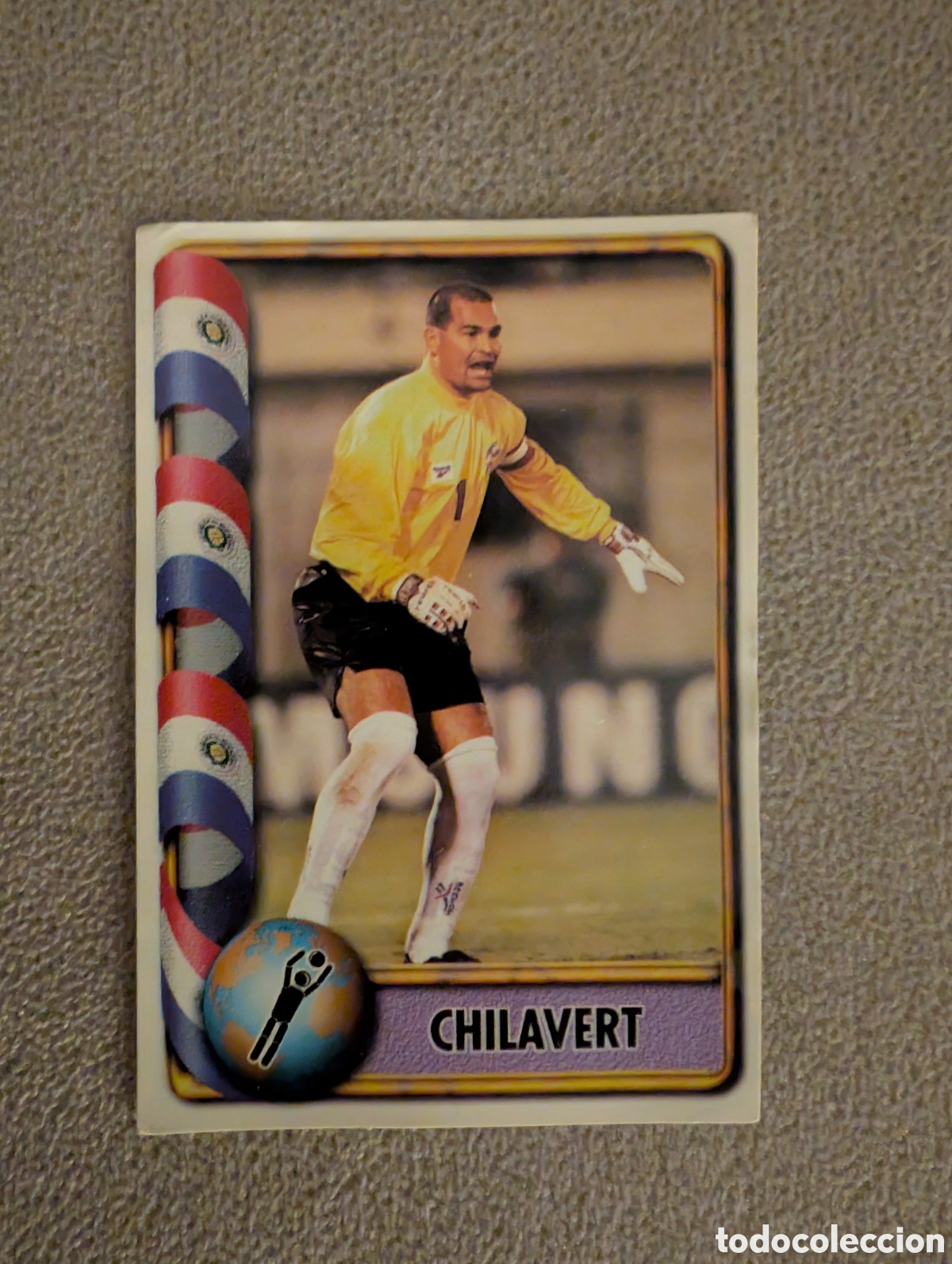 Cromos de F&uacute;tbol: CHILAVERT MUNDIAL FRANCIA FRANCE 98 1998 EDICIONES ESTADIO 429 PARAGUAY NUNCA PEGADO SIN PEGAR