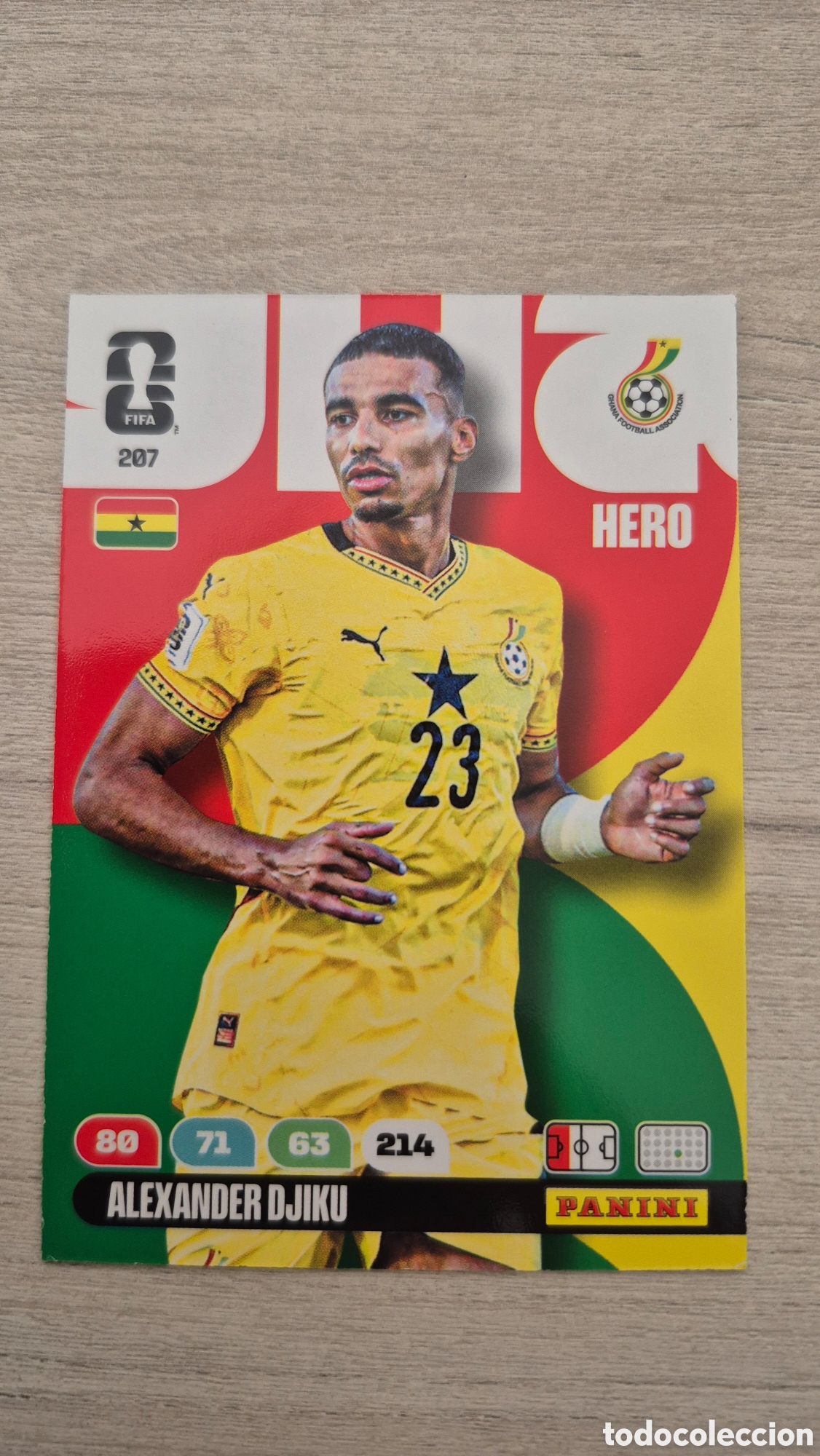 Cartes &agrave; collectionner de Football: N&deg;207 Ghana Alexander Djiku FIFA World Cup 2026