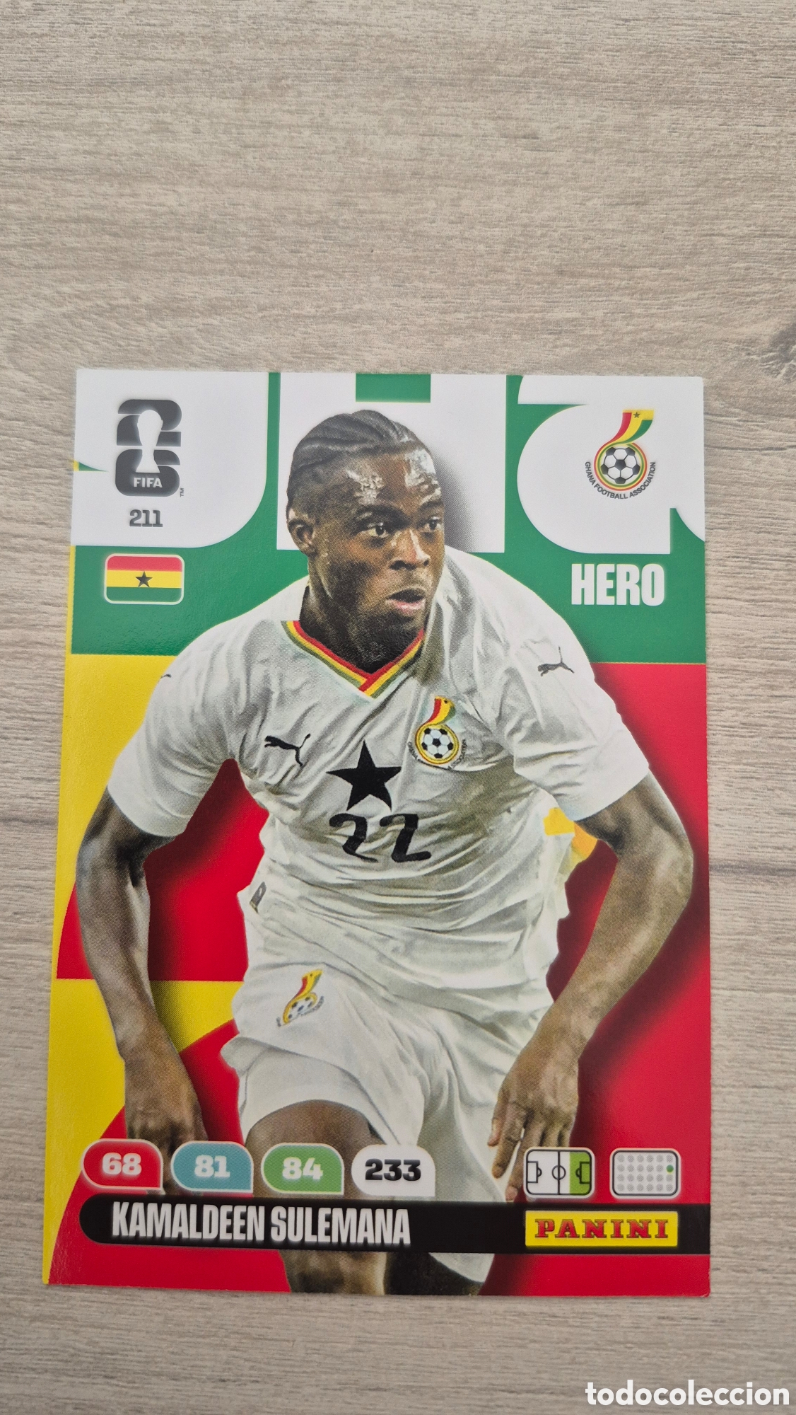 Cromos de F&uacute;tbol: N&deg;211 Camer&uacute;n Kamaldeen Sulemana Adrenalyn FIFA World Cup 2026