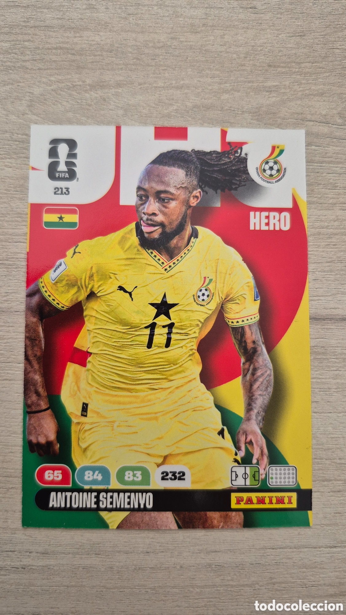 Cromos de F&uacute;tbol: N&deg;213 Camer&uacute;n Antonie Semenyo Adrenalyn FIFA World Cup 2026