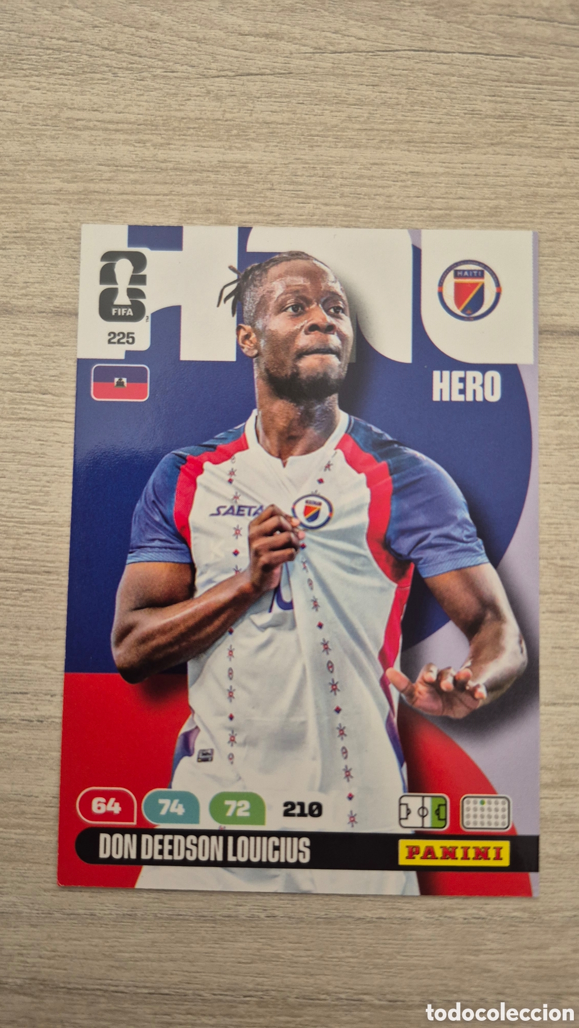 Cromos de Futebol: N&deg;225 Hait&iacute; Don Deedson Louicius Adrenalyn FIFA World Cup 2026