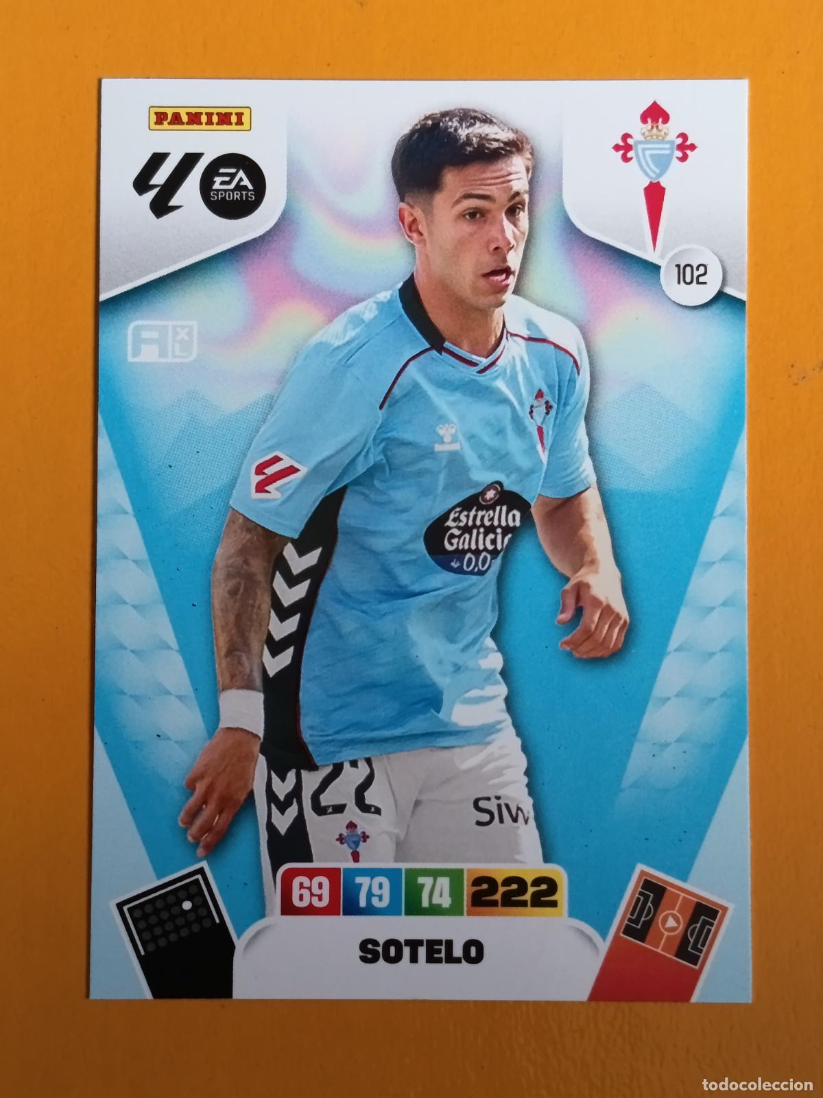 Cromos de F&uacute;tbol: 102 SOTE&Ntilde;. REAL CLUB CELTA DE VIGO. ADRENALYN XL 2025-26
