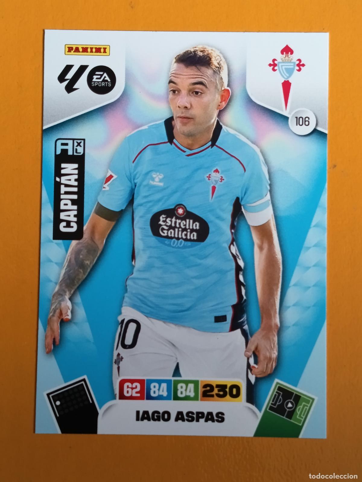 Cromos de F&uacute;tbol: 106 IAGO ASPAS. REAL CLUB CELTA DE VIGO. ADRENALYN XL 2025-26
