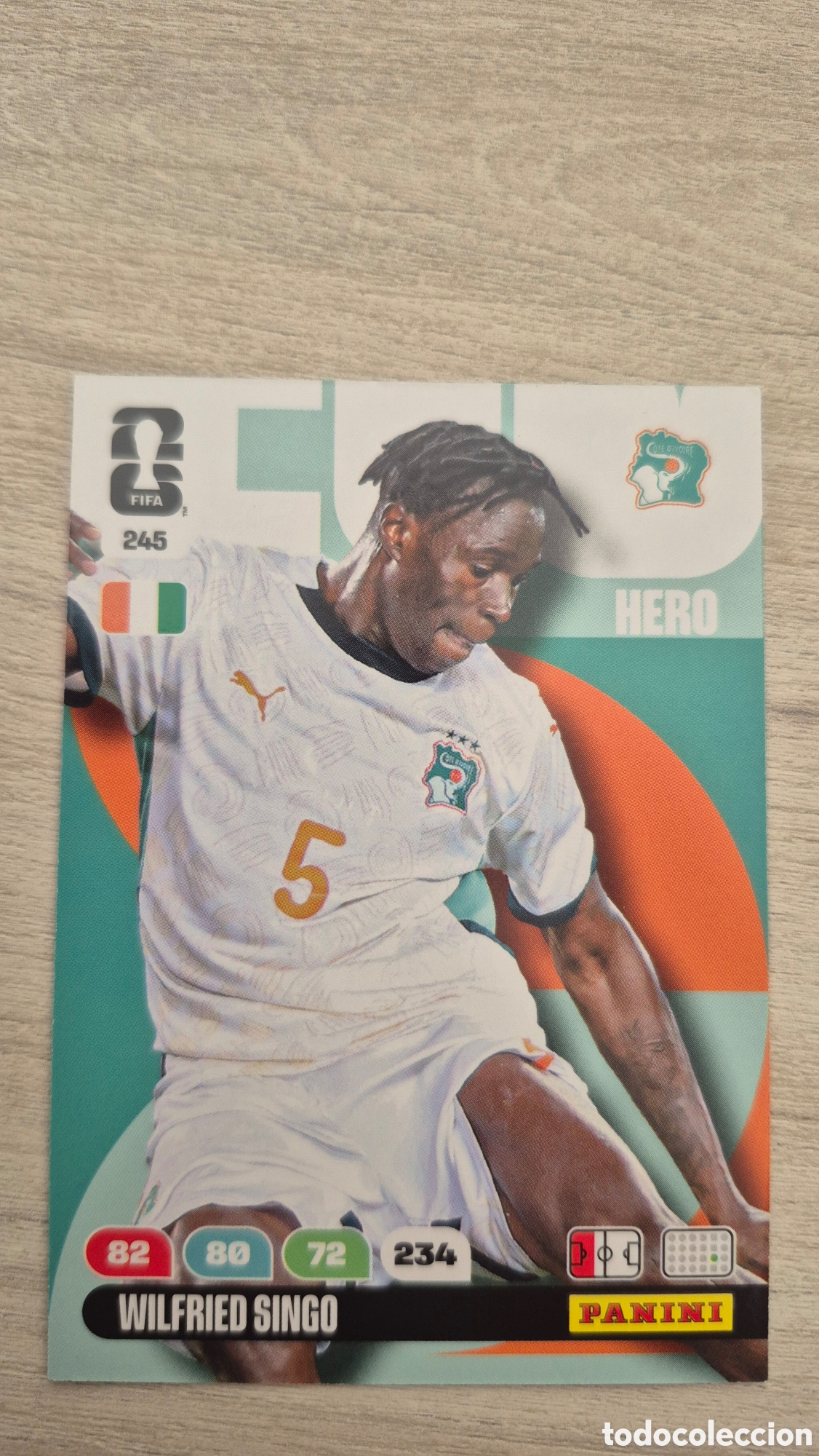 Cromos de F&uacute;tbol: N&deg;245 Costa de Marfil Wilfried Singo Adrenalyn FIFA World Cup 2026