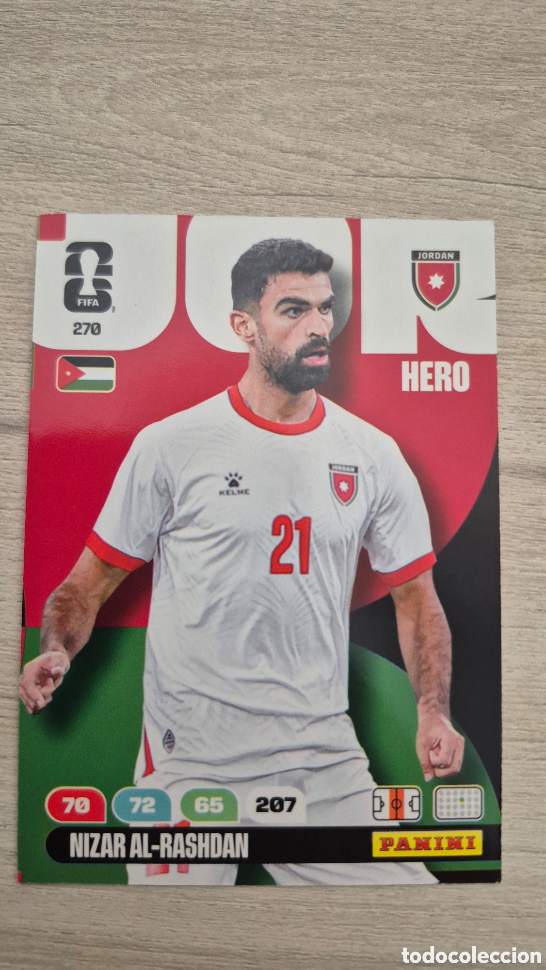 Cromos de F&uacute;tbol: N&deg;270 Jordania Nizar Al-Rashdan Adrenalyn FIFA World Cup 2026