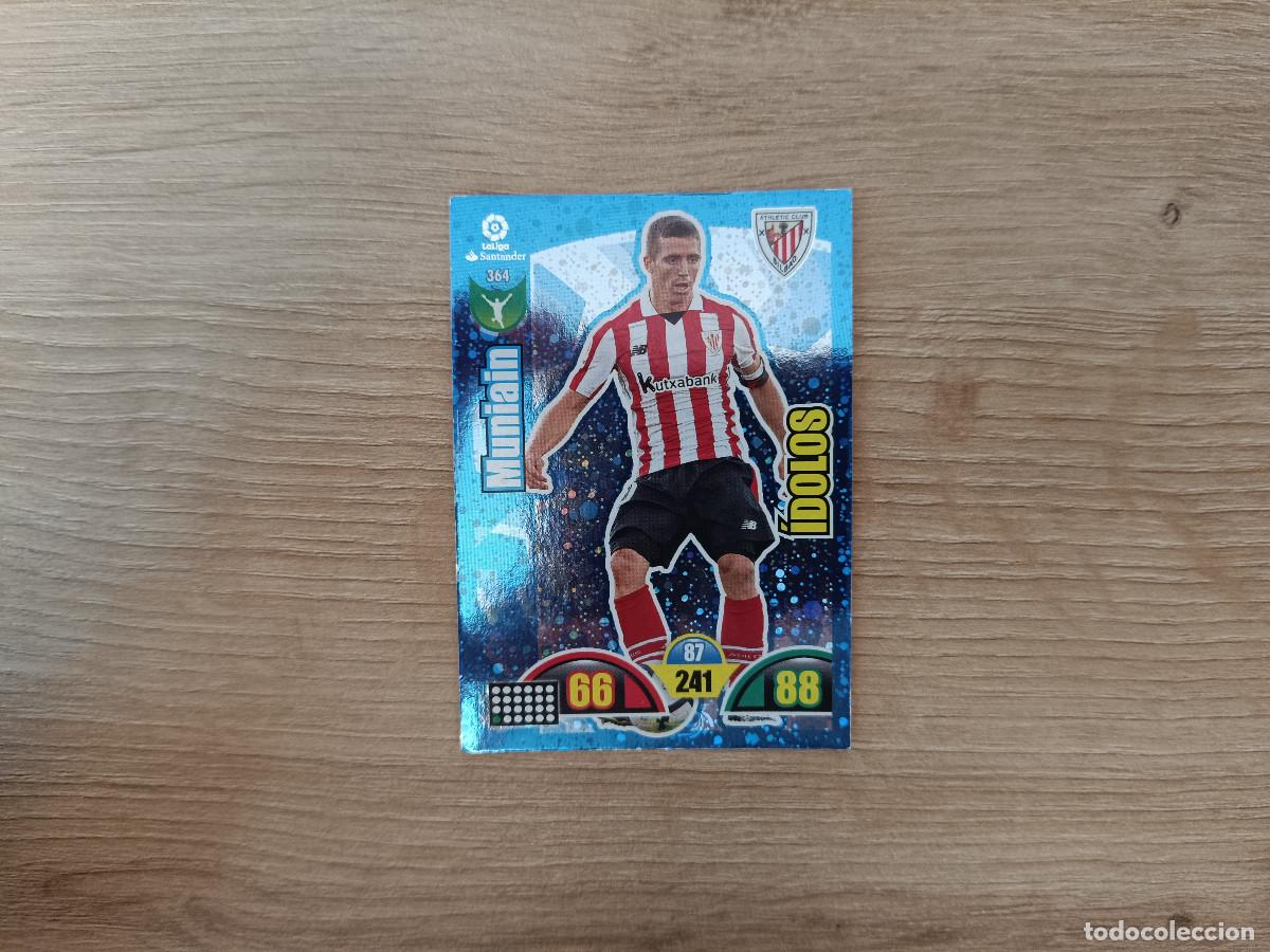 Figurine di Calcio: CROMO DE F&Uacute;TBOL PANINI ADRENALYN MUNIAIN 364 IDOLOS BILBAO 17 18 2017 2018