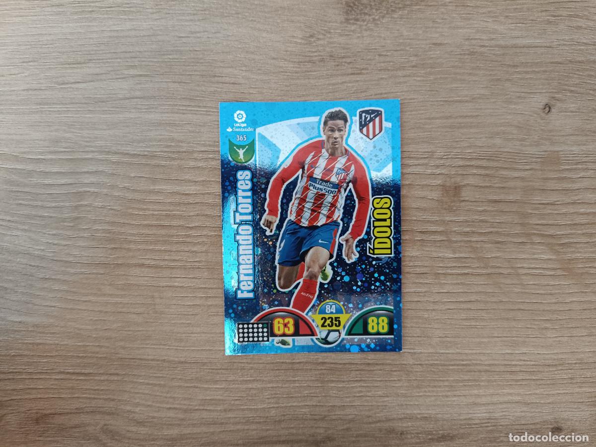 Fu&szlig;ball-Sticker: CROMO DE F&Uacute;TBOL PANINI ADRENALYN FERNANDO TORRES 365 IDOLOS ATLETICO 17 18 2017 2018