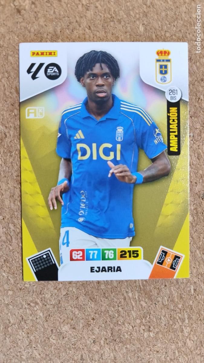 Cromos de F&uacute;tbol: ADRENALYN XL LA 25/26 CARD AMPLIACION EJARIA OVIEDO # 261 BIS PANINI
