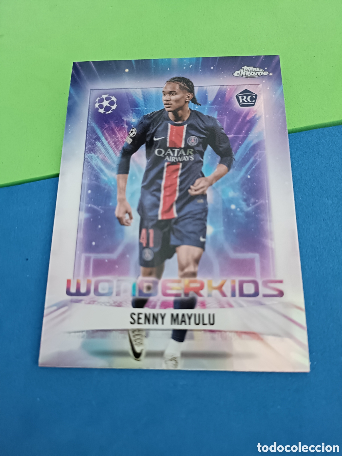 Cromos de Futebol: Topps Chrome 2024 2025 UEFA Club Competitions - Wonderkids WK-15 Rookie Senny Mayulu