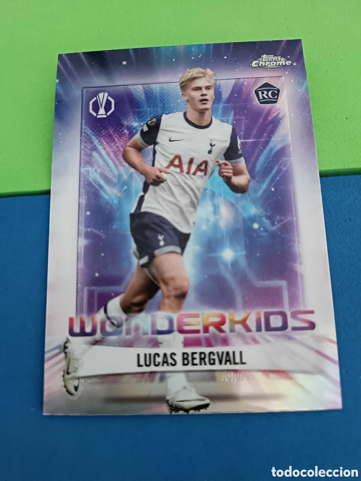 Cromos de F&uacute;tbol: Topps Chrome 2024 2025 UEFA Club Competitions - Wonderkids Rookie WK-16 Lucas Bergvall