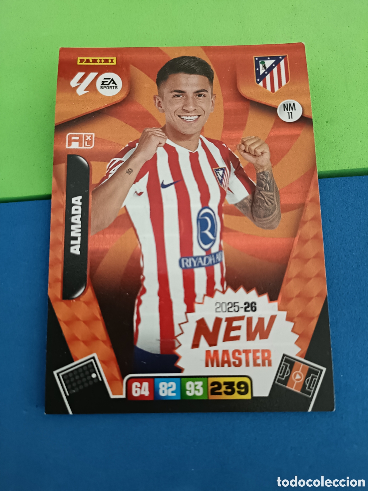 Cromos de F&uacute;tbol: ADRENALYN XL 2025 2026 25 26 Panini Liga - New Master NM 11 Almada Atl&eacute;tico Madrid