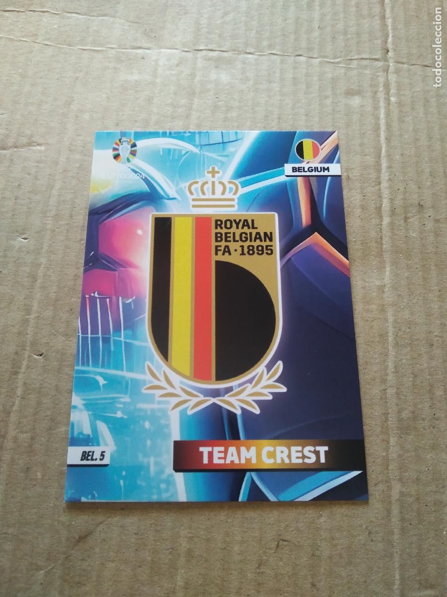 Cromos de F&uacute;tbol: BEL 5 ESCUDO BELGICA CROMO FUTBOL EURO 2024 EUROCOPA FLASH EDITION