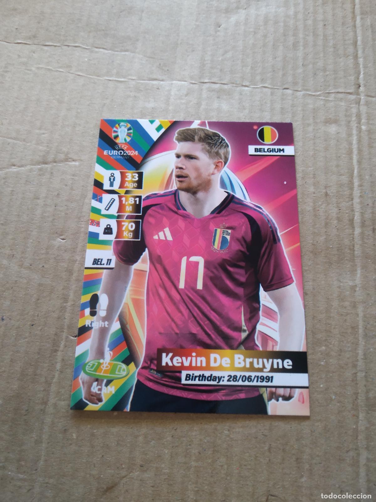 Cromos de F&uacute;tbol: BEL 11 DE BRUYNE BELGICA CROMO FUTBOL EURO 2024 EUROCOPA FLASH EDITION