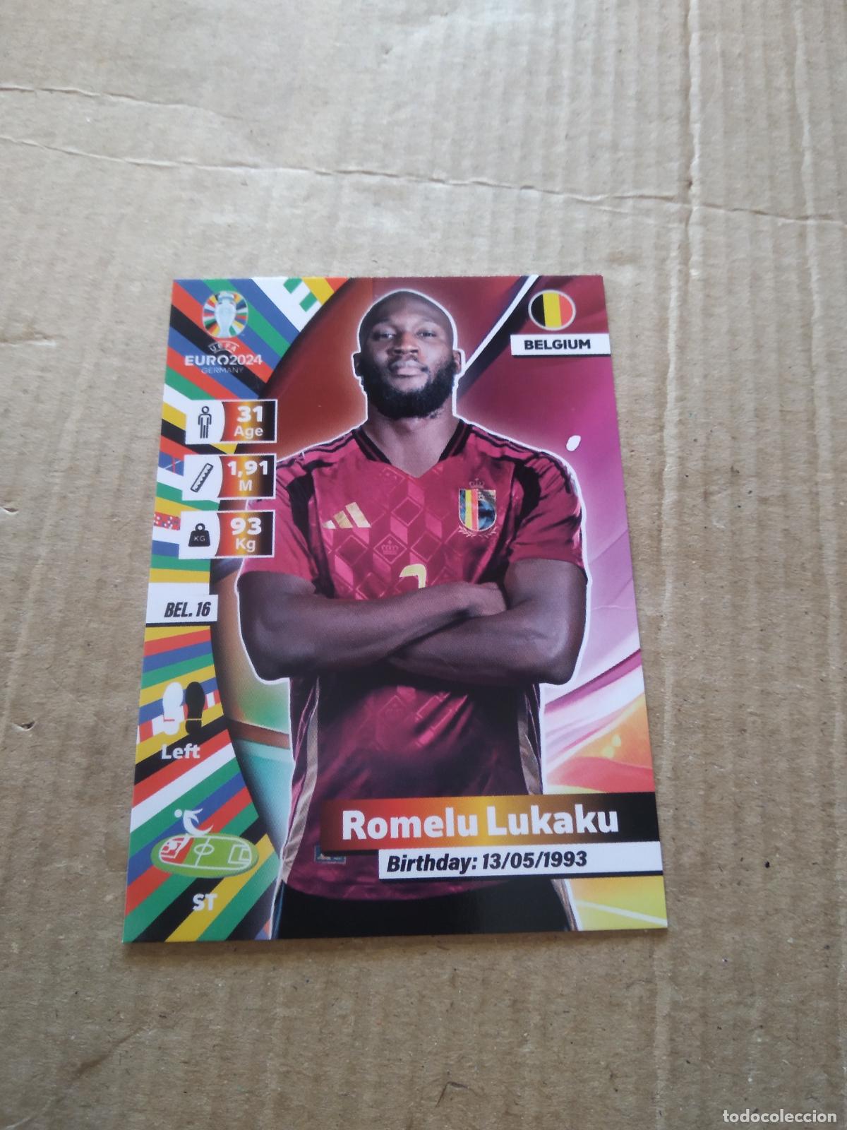 Cromos de F&uacute;tbol: BEL 16 LUKAKU BELGICA CROMO FUTBOL EURO 2024 EUROCOPA FLASH EDITION