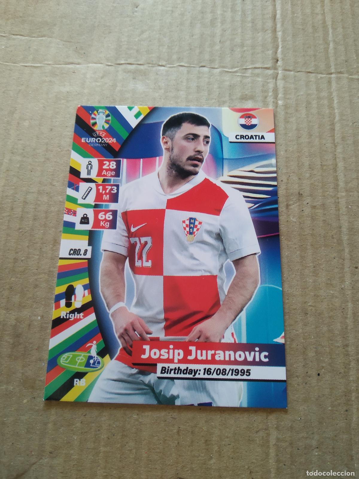 Football Stickers: CRO 8 JURANOVIC CROACIA CROMO FUTBOL EURO 2024 EUROCOPA FLASH EDITION