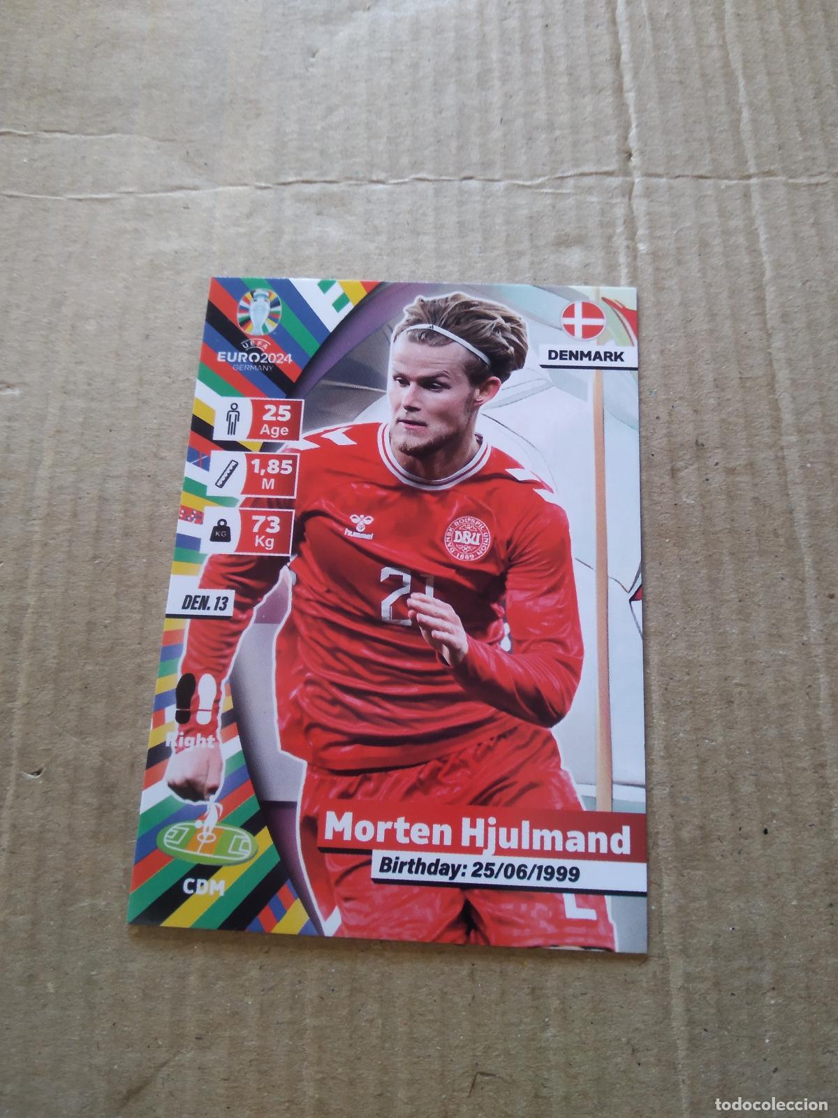 Cartes &agrave; collectionner de Football: DEN 13 HJULMAND DINAMARCA CROMO FUTBOL EURO 2024 EUROCOPA FLASH EDITION