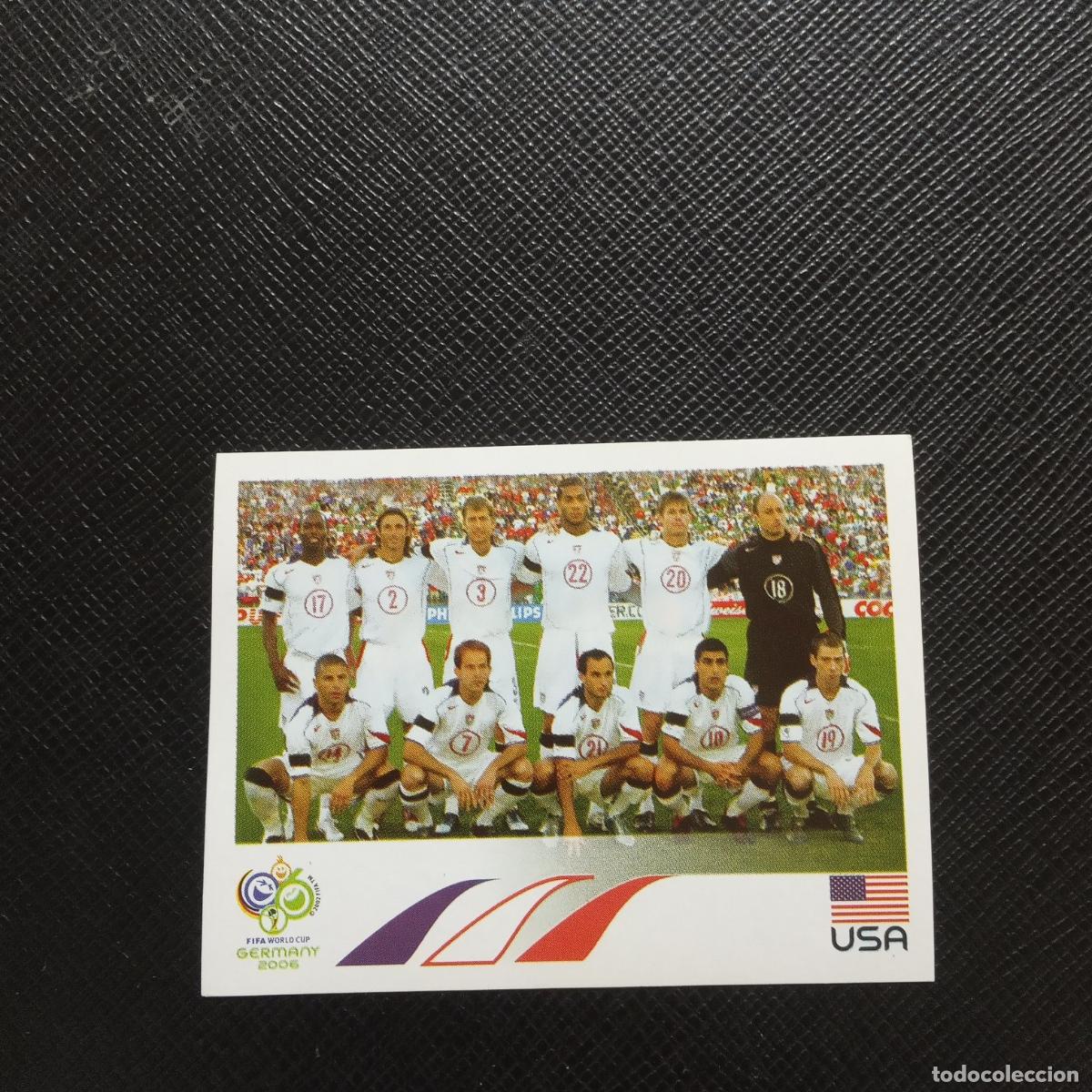 Cartes &agrave; collectionner de Football: 340 ALINEACION USA PANINI MUNDIAL ALEMANIA 2006 CROMO FUTBOL 06 SIN PEGAR - A121 PG433 B