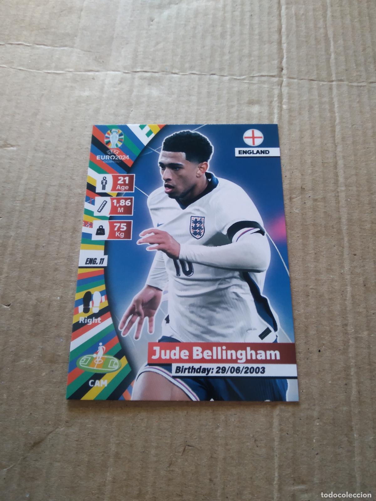Cromos de F&uacute;tbol: ENG 11 JUDE BELLINGHAM INGLATERRA CROMO FUTBOL EURO 2024 EUROCOPA FLASH EDITION