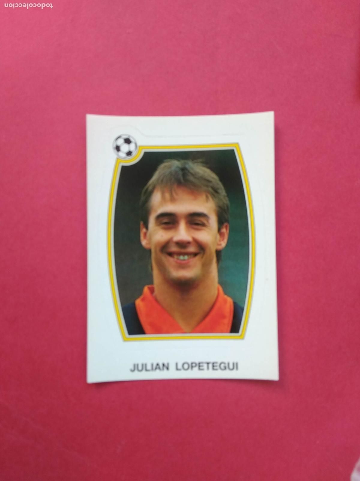 Cromos de F&uacute;tbol: PANINI FUTBOL ESTRELLAS DE LA LIGA 92 93 1992 1993 CROMO NUNCA PEGADO N&ordm; 50 LOPETEGUI