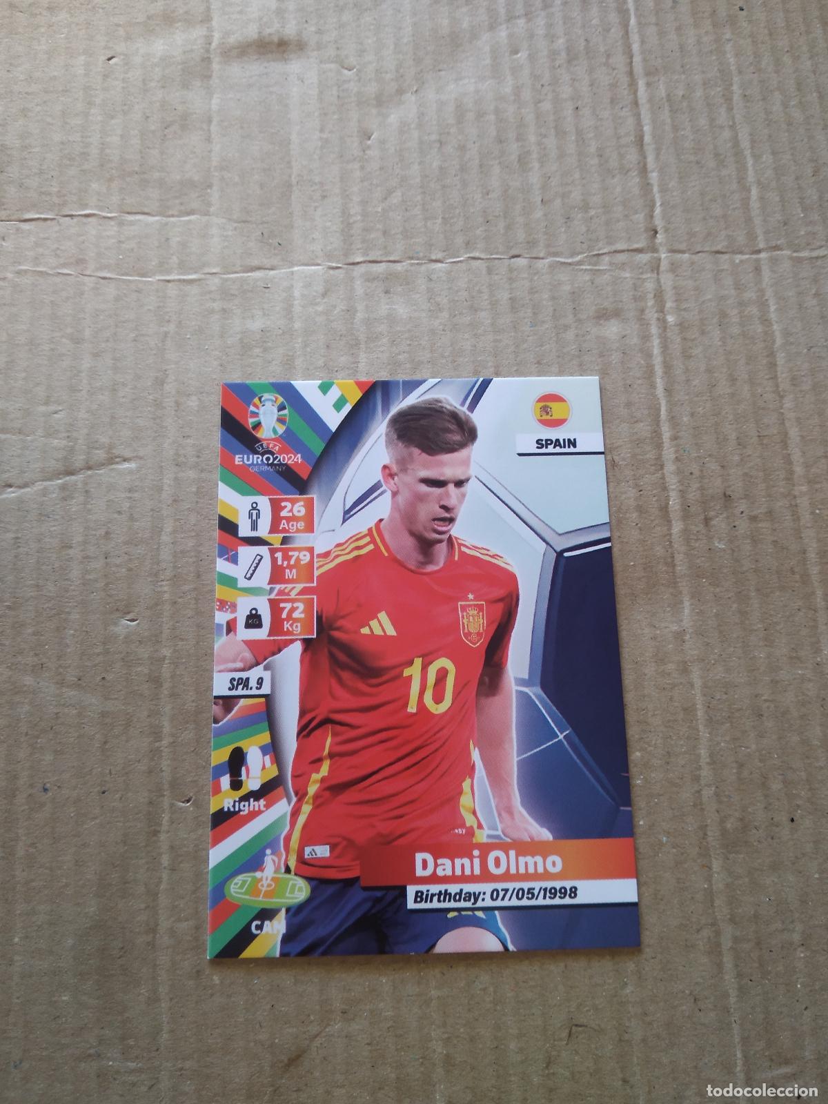 Cromos de F&uacute;tbol: SPA 9 DANI OLMO ESPA&Ntilde;A CROMO FUTBOL EURO 2024 EUROCOPA FLASH EDITION