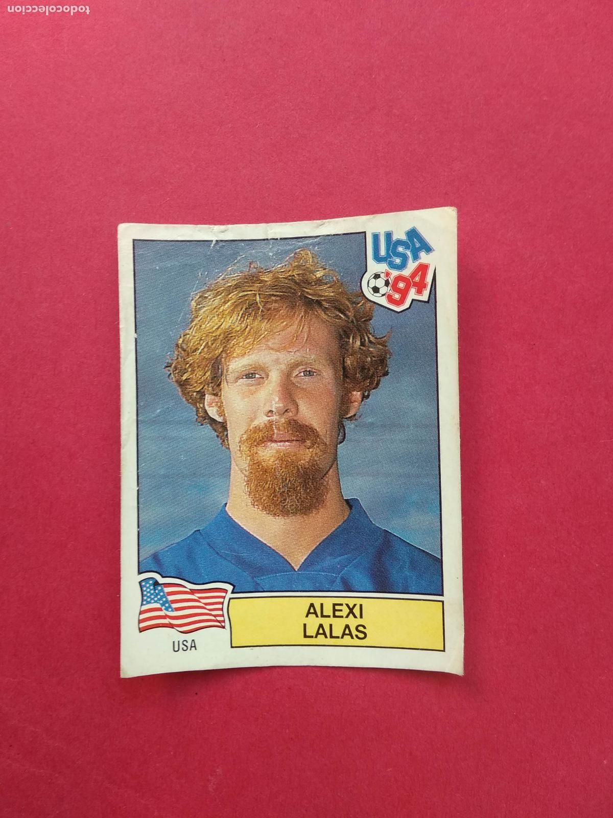 Cromos de F&uacute;tbol: PANINI FIFA WORLD CUP COPA MUNDIAL 1994 USA 94 CROMO NUNCA PEGADO N&ordm; 21 ALEXI LALAS