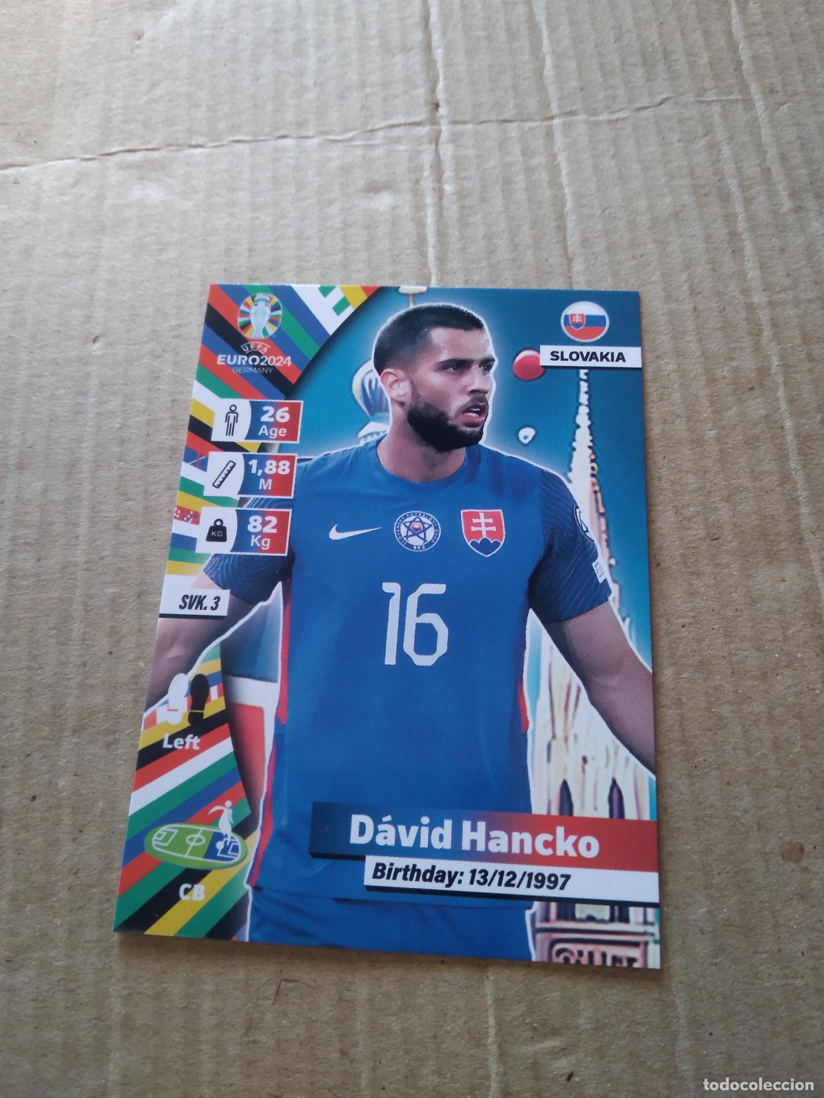 Cromos de F&uacute;tbol: SVK 3 DAVID HANCKO ESLOVAQUIA CROMO FUTBOL EURO 2024 EUROCOPA FLASH EDITION