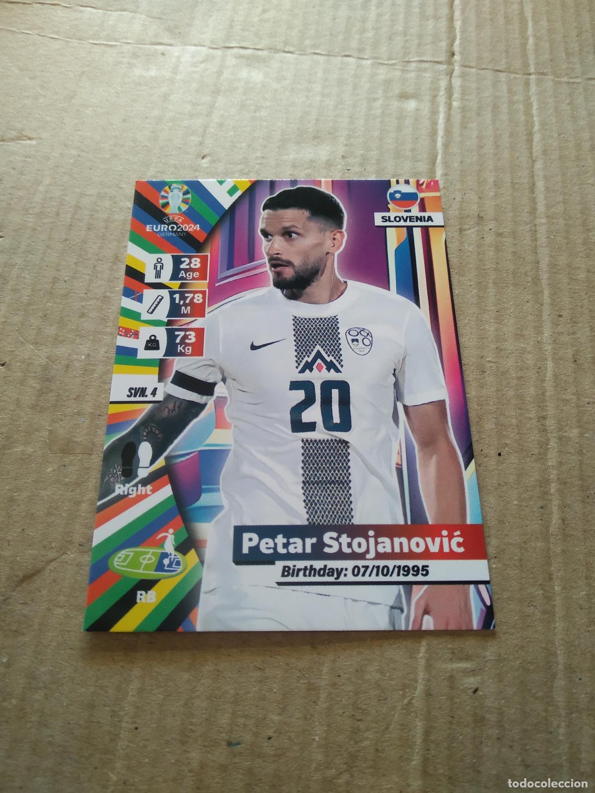 Cartes &agrave; collectionner de Football: SVN 4 PETAR STOJANOVIC ESLOVENIA CROMO FUTBOL EURO 2024 EUROCOPA FLASH EDITION