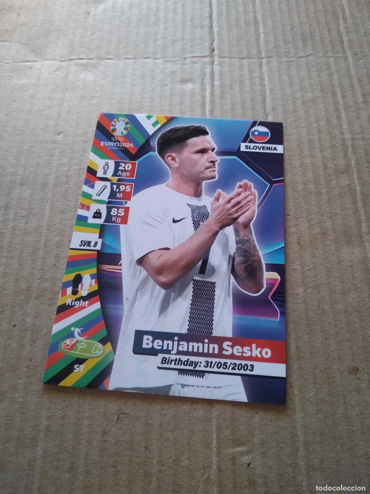 Cromos de Futebol: SVN 8 BENJAMIN SESKO ESLOVENIA CROMO FUTBOL EURO 2024 EUROCOPA FLASH EDITION