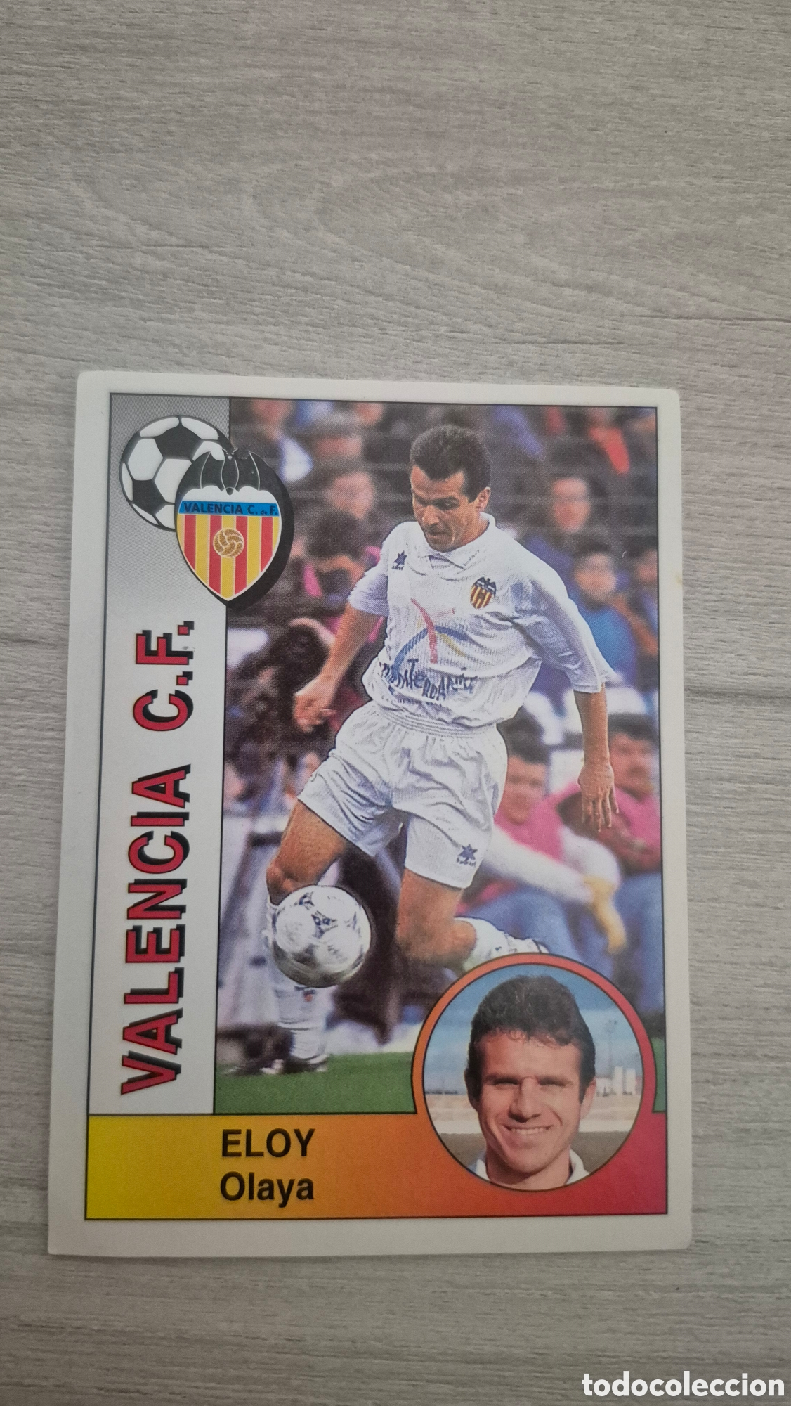 Cromos de F&uacute;tbol: N&deg;319 Valencia Eloy Liga 94/95 Panini