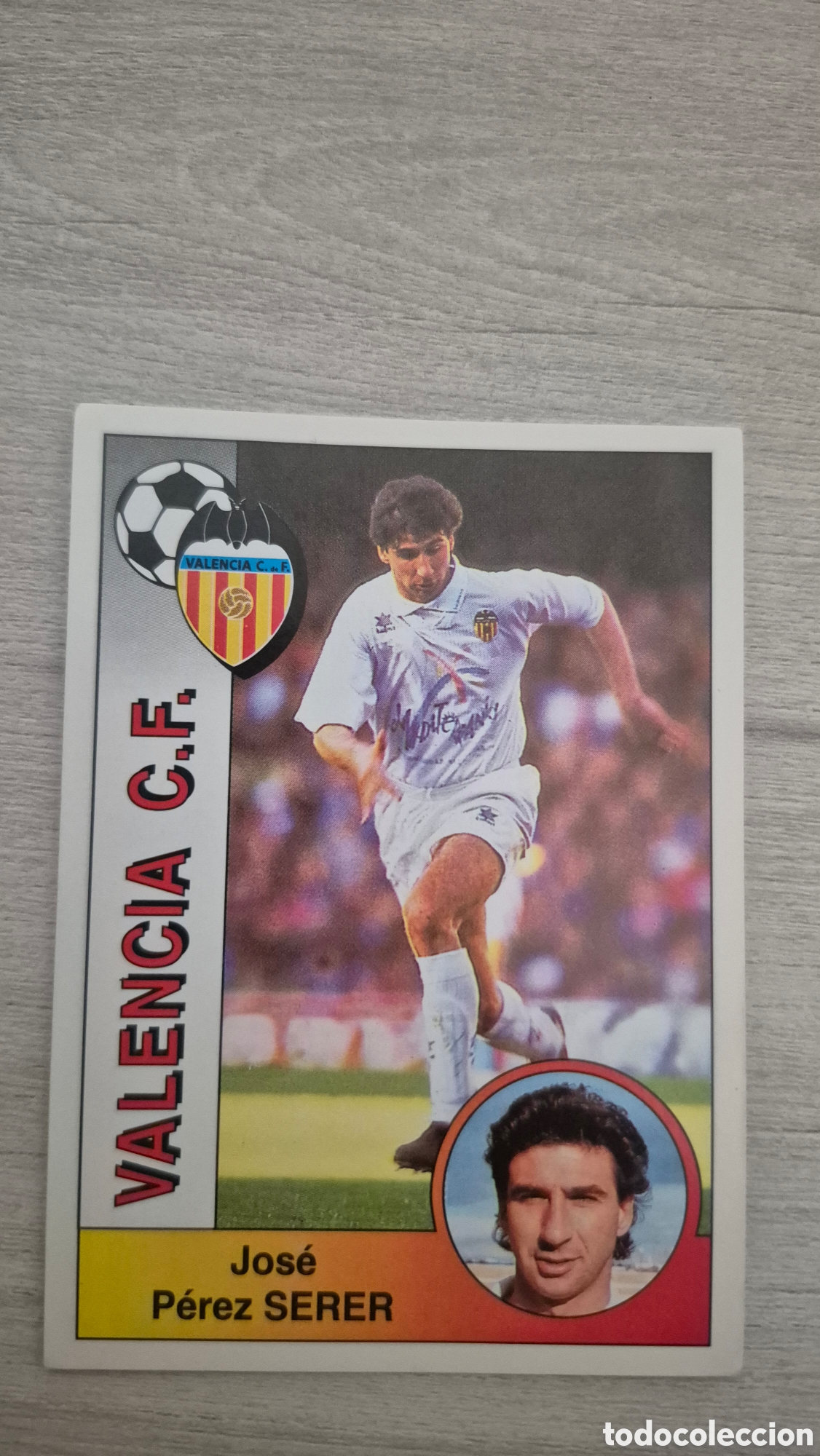 Cromos de F&uacute;tbol: N&deg;312 Valencia Serer Liga 94/95 Panini