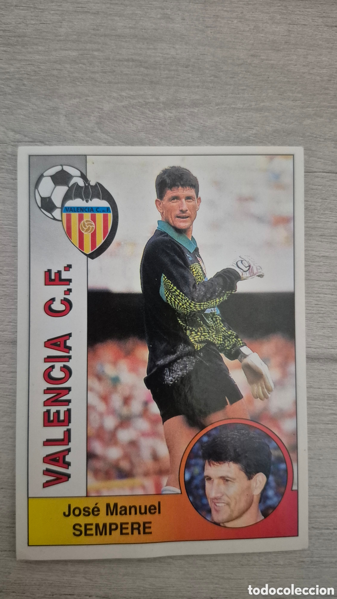 Cromos de F&uacute;tbol: N&deg;308 Valencia Sempere Liga 94/95 Panini