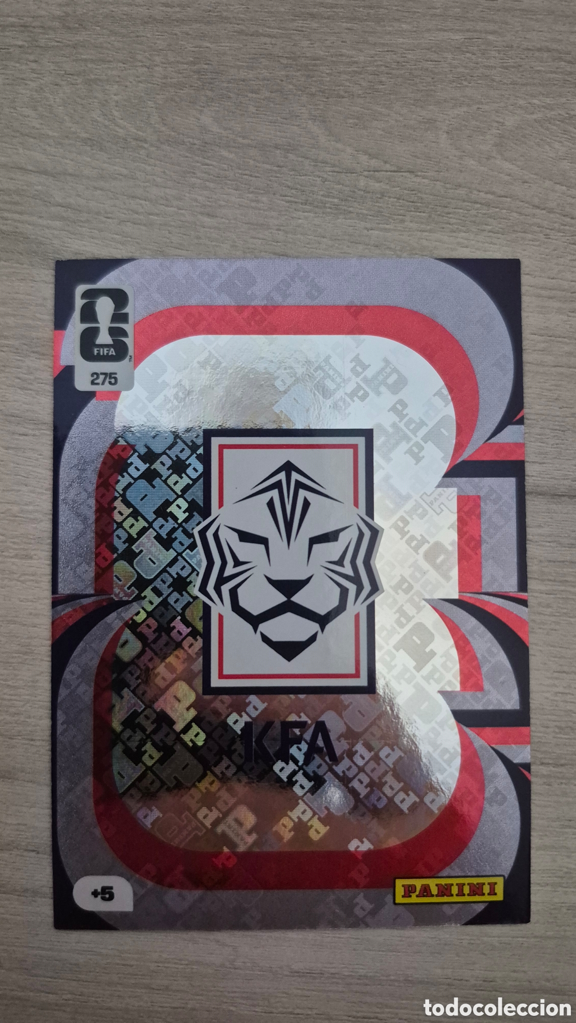 Cromos de F&uacute;tbol: N&deg;275 Escudo Corea del Sur Adrenalyn FIFA World Cup 2026