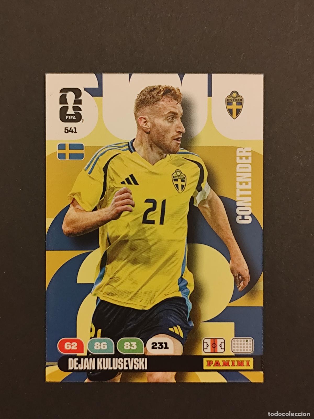 Cartes &agrave; collectionner de Football: 543 VIKTOR GY&Ouml;KERES SUECIA CONTENDERS ADRENALYN MUNDIAL FIFA WORLD CUP 2026 PANINI