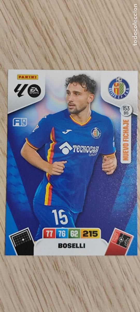 Football Stickers: ADRENALYN XL LA LIGA 25/26 CARD NUEVO FICHAJE BOSELLI GETAFE # 153BIS PANINI