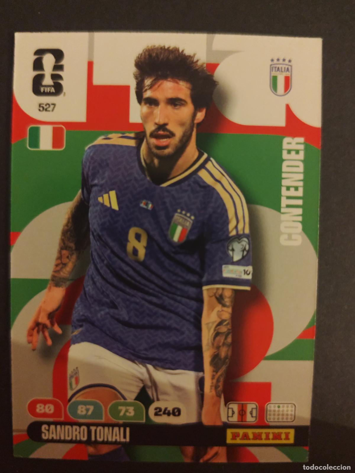 Football Stickers: 527 SANDRO TONALI ITALIA CONTENDERS ADRENALYN MUNDIAL FIFA WORLD CUP 2026 PANINI