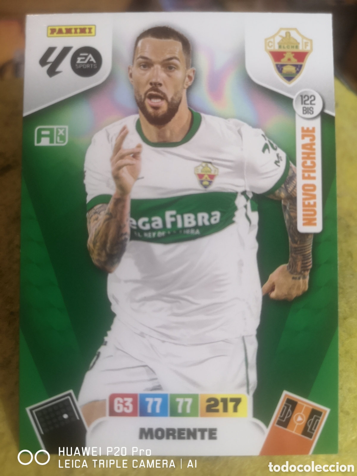 Football Stickers: ADRENALYN 2025 2026 MORENTE NUEVO FICHAJE 122 BIS - ELCHE