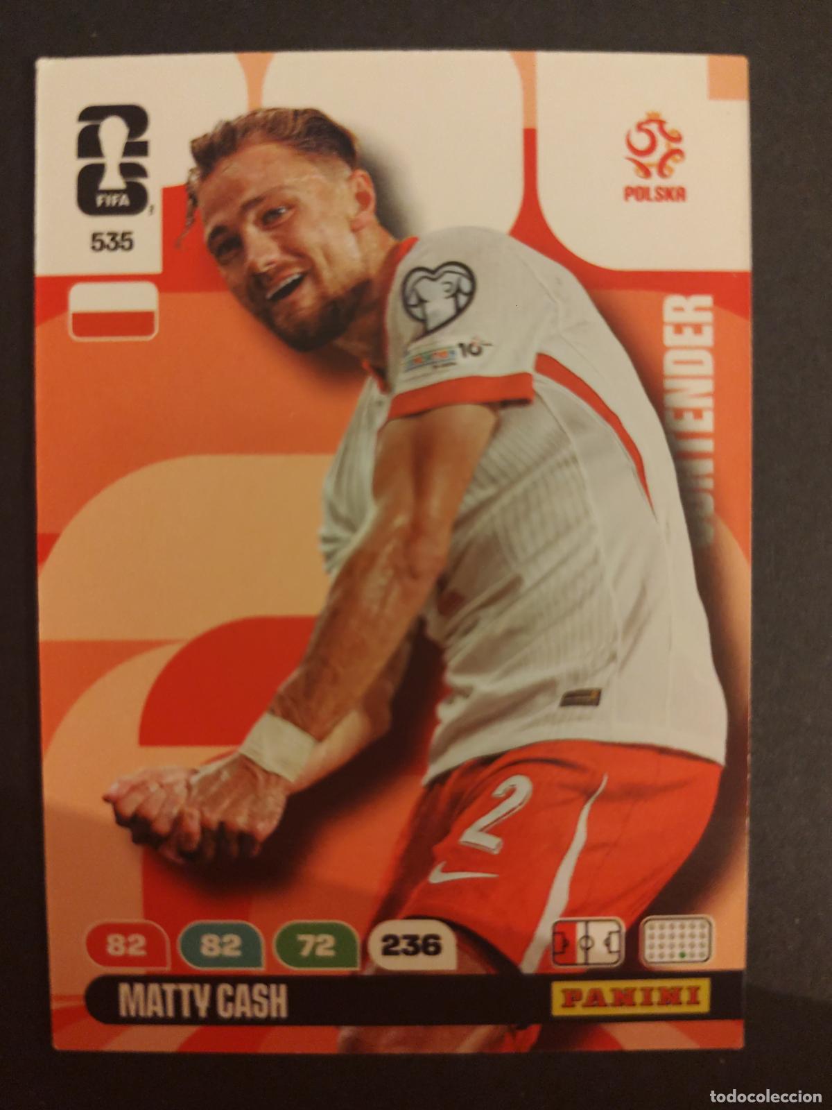 Football Stickers: 535 MATTY CASH POLONIA CONTENDERS ADRENALYN MUNDIAL FIFA WORLD CUP 2026 PANINI