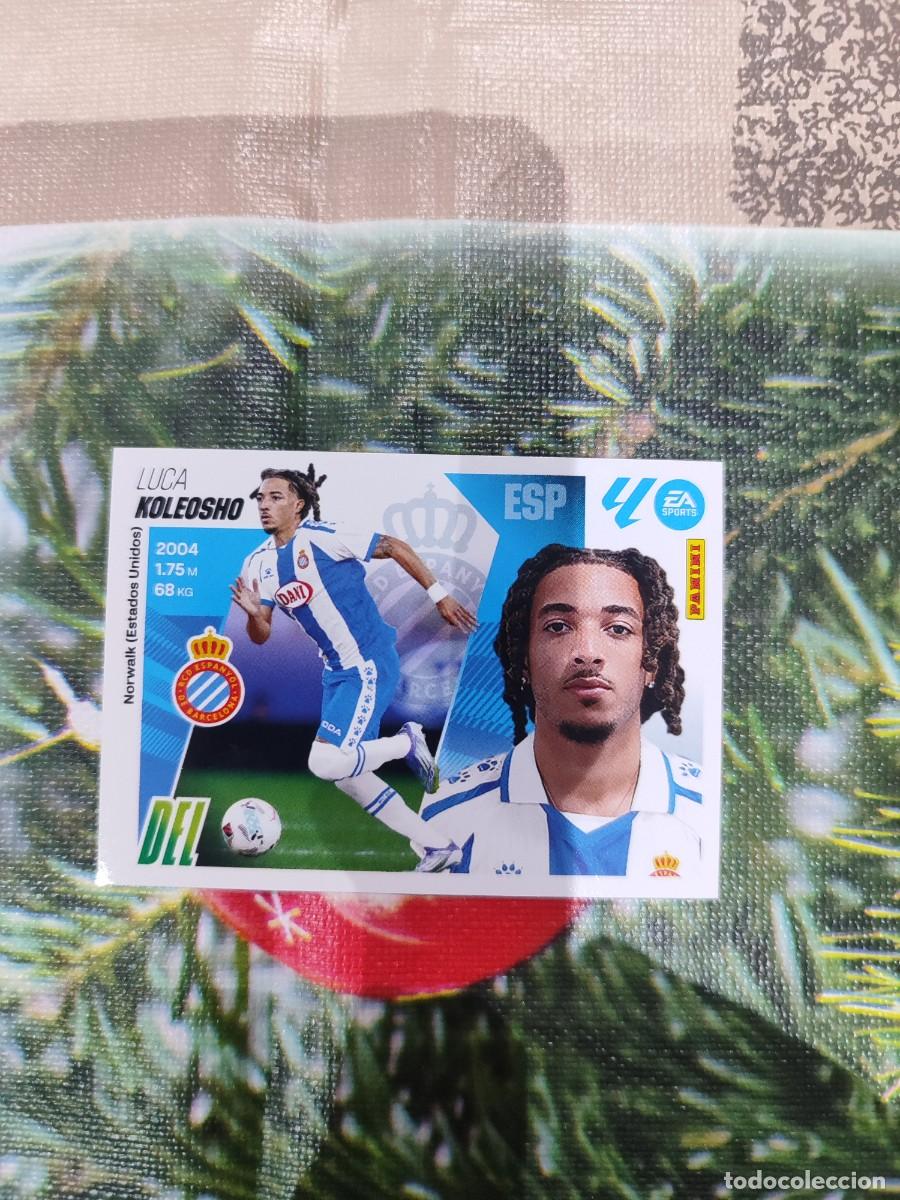 Football Stickers: CROMO N&Uacute;MERO 17 BIS COLOCA KOLEOSHO ESPANYOL. LIGA ESTE 25/26. CUARTA EDICI&Oacute;N.