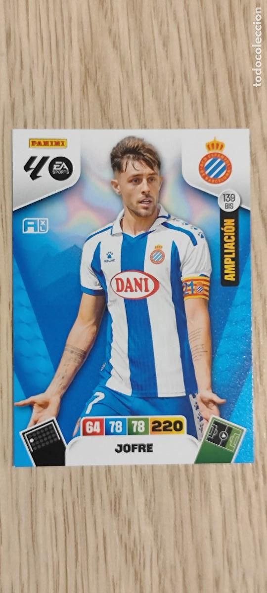 Figurine di Calcio: ADRENALYN XL LA LIGA 25/26 CARD AMPLIACION JOFRE RCD ESPA&Ntilde;OL # 139BIS PANINI