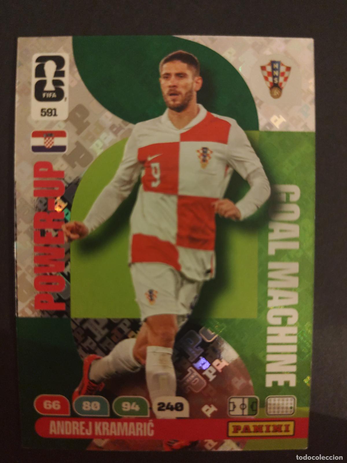 Figurine di Calcio: 591 ANDREJ KRAMARIĆ CROACIA GOAL MACHINE ADRENALYN MUNDIAL FIFA WORLD CUP 2026 PANINI