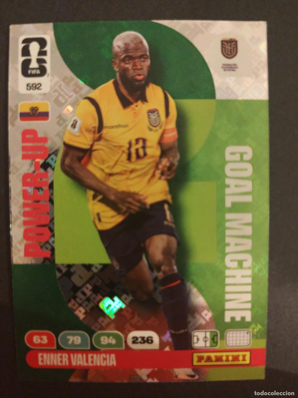 Figurine di Calcio: 592 ENNER VALENCIA ECUADOR GOAL MACHINE ADRENALYN MUNDIAL FIFA WORLD CUP 2026 PANINI